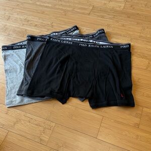 Polo Ralph Lauren Classic Fit Cotton Boxer Brief 3-Pack Cotton Wicking boxers